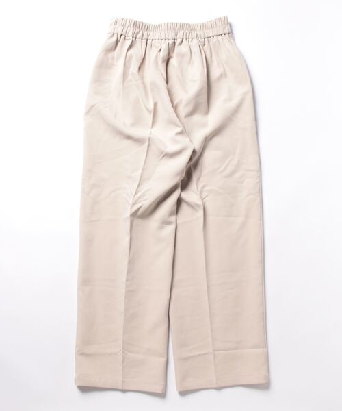 coca（coca）（コカ）の「セットアップ対応タックワイドパンツ（その他パンツ・レディース・ライトベージュ/ブラック・M/L）」の5枚目の写真
