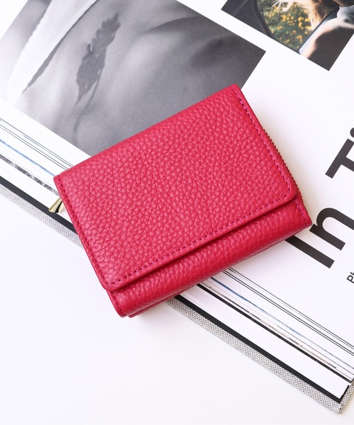 emesuelee（エメスーリー）の「本革 三つ折りミニウォレット（財布・レディース・ピンク/オレンジ/シルバー/ブラック・フリー）」の16枚目の写真