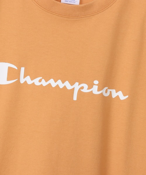 Champion(チャンピオン)の「【Champion/チャンピオン】メンズ ベーシック ショートスリーブポケットTシャツ(Tシャツ/カットソー・メンズ・オレンジ系1・MEDIUM/X-LARGE/LARGE)」の2枚目の写真