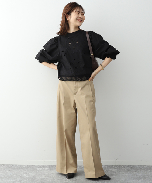 SLOBE IENA - SLOBE IENA  刺繍レースブラウス SLOBE IENA（スローブイエナ）の「刺繍レースブラウス（シャツ