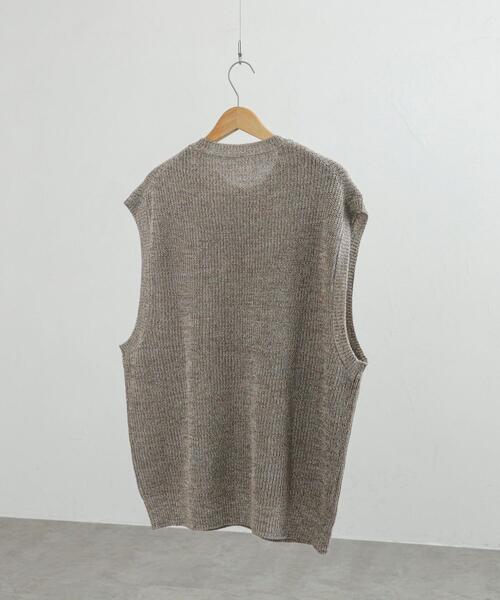 coen（コーエン）の「カラーミックスニットベスト（ベスト・メンズ・ブラウン/ネイビー・M/L）」の21枚目の写真