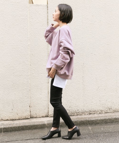 LOWRYS FARM（ローリーズファーム）の「【骨格ウェーブ】JUSTFITスキニー（デニムパンツ・レディース・ブラック/ワンウォッシュ・マルチサイズ）」の5枚目の写真