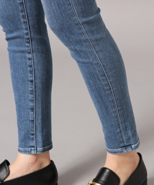 LOWRYS FARM（ローリーズファーム）の「【骨格ウェーブ】JUSTFITスキニー（デニムパンツ・レディース・ブラック/ワンウォッシュ・マルチサイズ）」の12枚目の写真