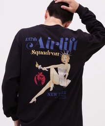 AVIREX | LONG SLEEVE T-SHIRT STATUE OF LIBERTY / 長袖 Tシャツ スタチュー オブ リバティー / AVIREX / アヴィレックス(Tシャツ/カットソー)