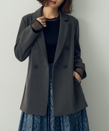 YECCA VECCA | ストレッチロングジャケット(テーラードジャケット)