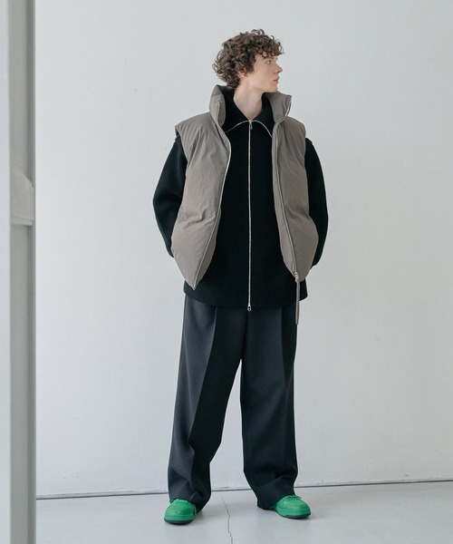 STERNBERG（スタンバーグ）の「STERNBERG/パファーダウンベスト/906986（ダウンベスト・メンズ・ブラック/モカ・SMALL/MEDIUM/LARGE）」の14枚目の写真