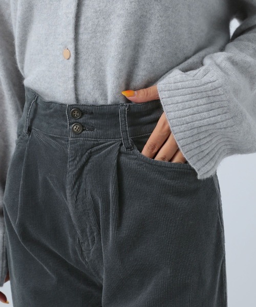 BAYFLOW（ベイフロー）の「コーデュロイパンツ（その他パンツ・レディース・グレイッシュベージュ/チャコール/パープル/キャメル・SMALL/MEDIUM/LARGE）」の12枚目の写真