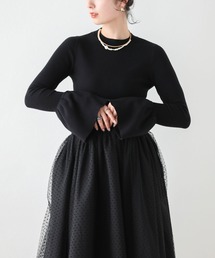 Fit more | ベルフレアスリーブニット(ニット/セーター)