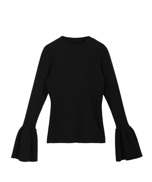 Fit more（フィットモア）の「ベルフレアスリーブニット（ニット/セーター・レディース・アイボリー/ブラック/ピンク・FREE）」の21枚目の写真