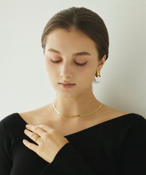 CENE(セネ)の「【CENE】セネ/3mmスネークチェーンネックレス(ネックレス・レディース・ピンクゴールド/ゴールド/シルバー・FREE)」の15枚目の写真