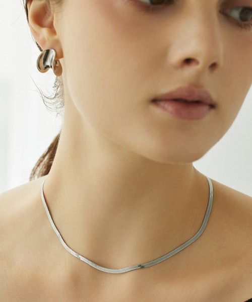 CENE(セネ)の「【CENE】セネ/3mmスネークチェーンネックレス(ネックレス・レディース・ピンクゴールド/ゴールド/シルバー・FREE)」の17枚目の写真