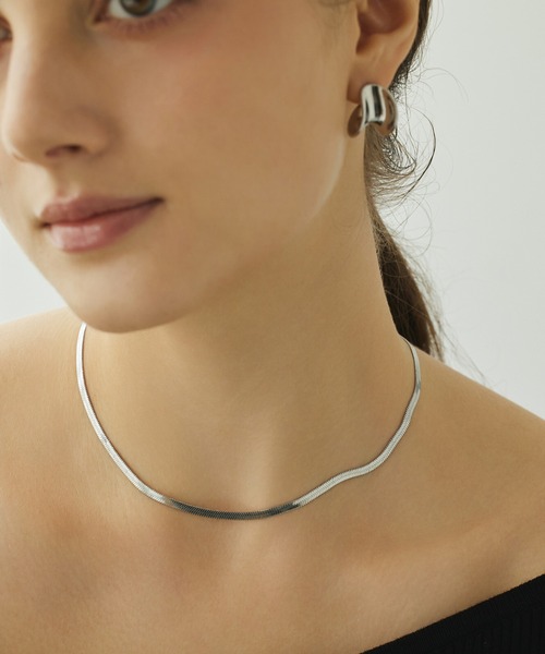 CENE(セネ)の「【CENE】セネ/3mmスネークチェーンネックレス(ネックレス・レディース・ピンクゴールド/ゴールド/シルバー・FREE)」の18枚目の写真