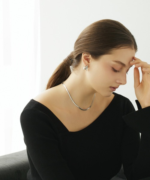 CENE(セネ)の「【CENE】セネ/3mmスネークチェーンネックレス(ネックレス・レディース・ピンクゴールド/ゴールド/シルバー・FREE)」の19枚目の写真