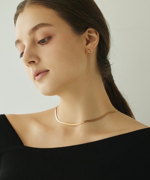 CENE(セネ)の「【CENE】セネ/3mmスネークチェーンネックレス(ネックレス・レディース・ピンクゴールド/ゴールド/シルバー・FREE)」の22枚目の写真