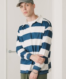 ▲ビックシルエットラガーシャツ  ボーダーシャツ