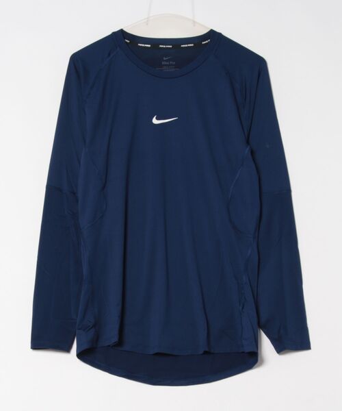 NIKE（ナイキ）の「《NIKEアパレル》NP DF L/S ﾀｲﾄ ﾄｯﾌﾟ（その他トップス・メンズ・ブラック/ネイビー/ホワイト/ダークブルー・S/L/M/XL/2XL）」の4枚目の写真