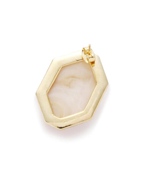 EDIT COLOGNE(エディットコロン)の「ゴールドフレームピアス(ピアス(両耳用)・レディース・ゴールド/ゴールド系その他・フリ-)」の10枚目の写真