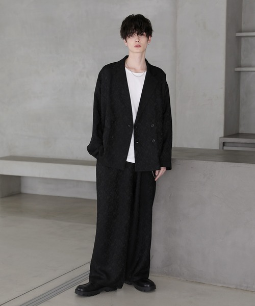 NOCTURNAL RHINESTONE トラックスーツ セットアップ Garage セットアップ Garageroom SINGLE BREASTED SUIT SETUP