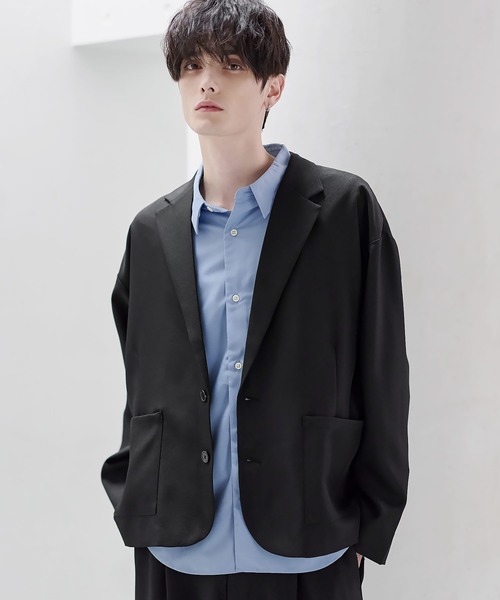 セットアップ 2点セット】防シワシングル/ダブルテーラード