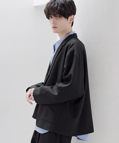 セットアップ 2点セット】防シワシングル/ダブルテーラード