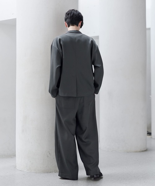 セール】【セットアップ 2点セット】防シワシングル/ダブルテーラード