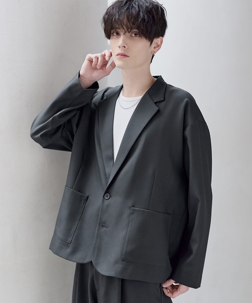 セール】【セットアップ 2点セット】防シワシングル/ダブルテーラード