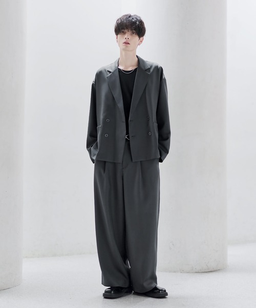 LOVELESS セットアップ　銀ボタン　ダブル　ストレッチ　黒　S　美品 LOVELESS | 2024 AUTUMN MEN&WOMEN｜LOVELESS(ラブレス) - SANYO