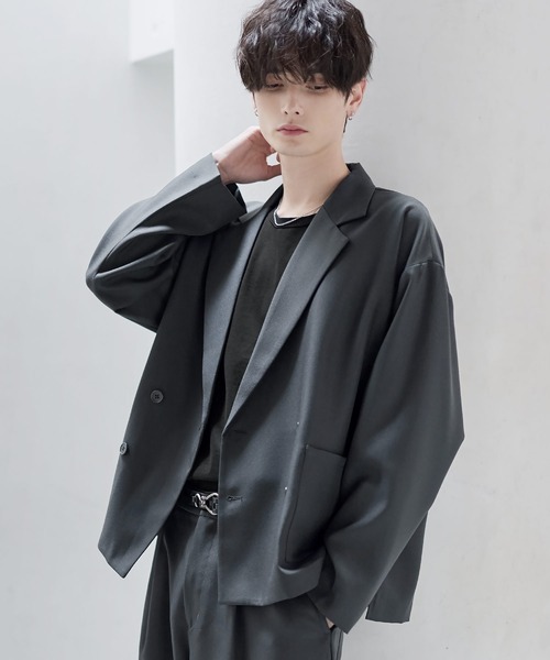 セール】【セットアップ 2点セット】防シワシングル/ダブルテーラード