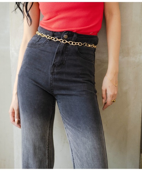 LATINA（ラティーナ）の「グラデーションブラックデニムパンツ（デニムパンツ・レディース・ブラック・S/XL/L/M）」の13枚目の写真