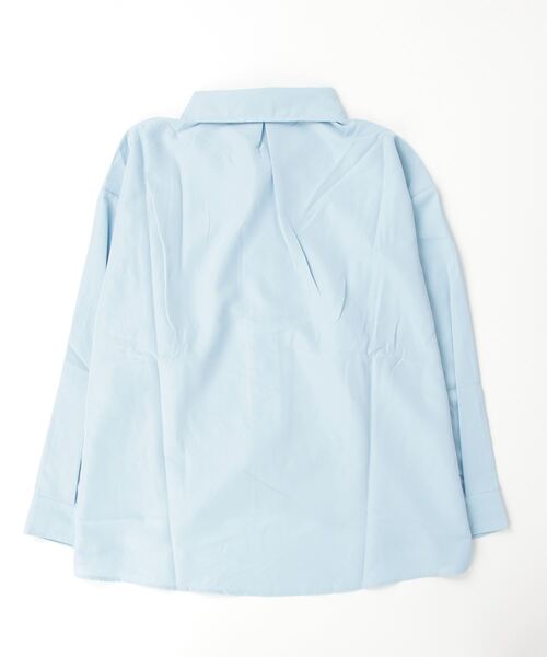 gossip!ロサンゼルス(ゴシップロサンゼルス)の「YUGA ルーズシルエット シャツジャケット(シャツ/ブラウス・レディース・ブルー/ホワイト・FREE)」の10枚目の写真