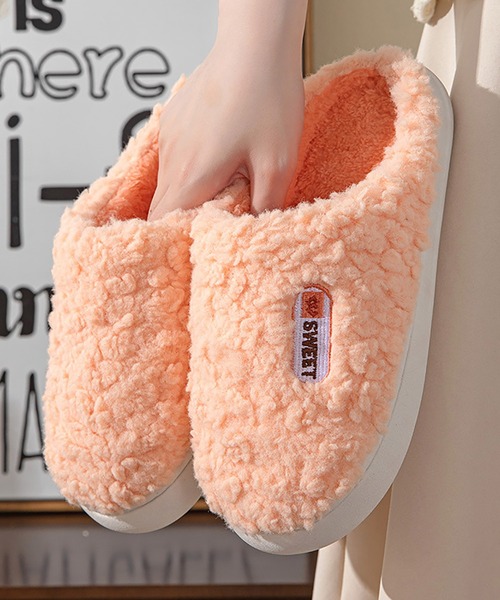 TABI PAL（タビパル）の「あったか　スリッパ（ルームシューズ/スリッパ・レディース・オレンジ/グレー/ブラウン/ピンク系その他/イエロー/ピンク・24cm/27cm/26cm/23cm/25cm）」の9枚目の写真