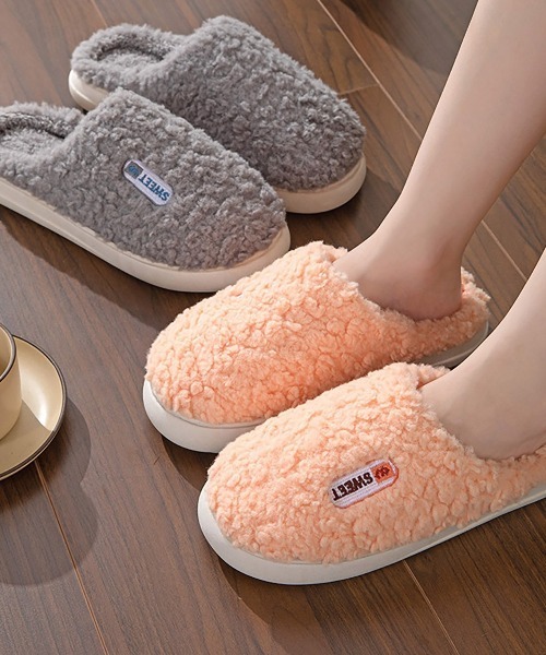 TABI PAL（タビパル）の「あったか　スリッパ（ルームシューズ/スリッパ・レディース・オレンジ/グレー/ブラウン/ピンク系その他/イエロー/ピンク・24cm/27cm/26cm/23cm/25cm）」の11枚目の写真