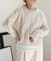 ULEULA | ボリュームケーブルニット(ニット/セーター)