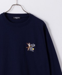【新柄入荷】 胸刺繍ワンポイントロゴ ロングスリーブTシャツ