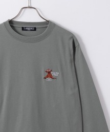 【新柄入荷】 胸刺繍ワンポイントロゴ ロングスリーブTシャツ