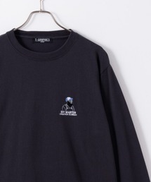 【新柄入荷】 胸刺繍ワンポイントロゴ ロングスリーブTシャツ