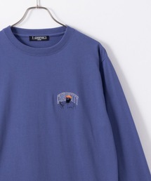 【新柄入荷】 胸刺繍ワンポイントロゴ ロングスリーブTシャツ