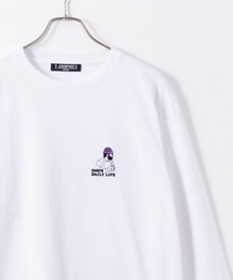 【新柄入荷】 胸刺繍ワンポイントロゴ ロングスリーブTシャツ