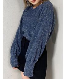 MURUA | シャイニーフェザーニット(ニット/セーター)