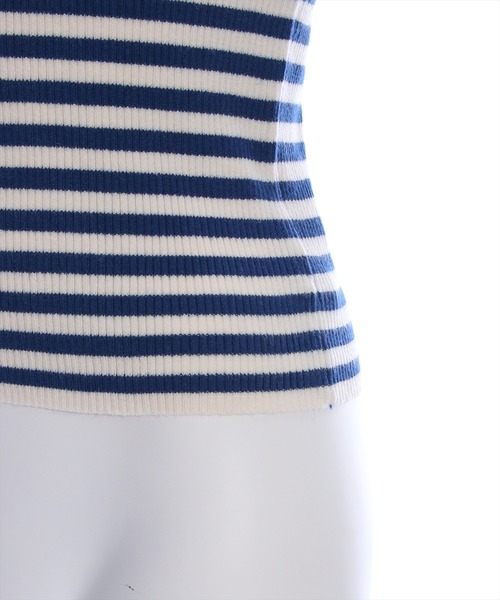 clear（クリア）の「ボーダーハイネックニットトップス（ニット/セーター・レディース・ブルー系その他/ブラック系その他/ブラック系その他2/ブルー系その他2・F）」の11枚目の写真