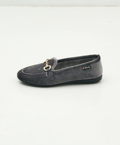 ALBEROLA（アルベローラ）の「【WEB限定】【ALBEROLA】ベルベットビットローファー（ローファー・レディース・グレー/ブラック・36/37/38）」の22枚目の写真
