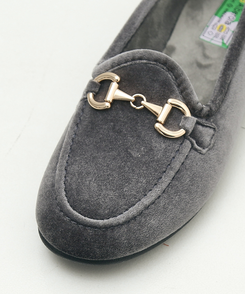 ALBEROLA（アルベローラ）の「【WEB限定】【ALBEROLA】ベルベットビットローファー（ローファー・レディース・グレー/ブラック・36/37/38）」の16枚目の写真