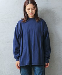 WAIPER.inc | Good wear USAコットン　袖リブ ハイネック L/S SUPER BIG TEE(Tシャツ/カットソー)