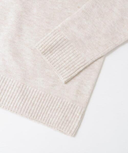 ITEMS URBANRESEARCH(アイテムズ アーバンリサーチ)の「バック編みニット(ニット/セーター・レディース・イエロー/グレー系その他/アイボリー・FREE)」の12枚目の写真