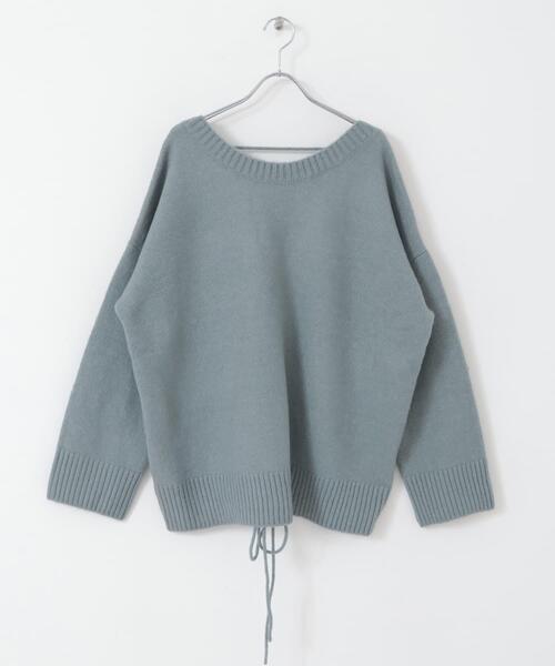 ITEMS URBANRESEARCH(アイテムズ アーバンリサーチ)の「バック編みニット(ニット/セーター・レディース・イエロー/グレー系その他/アイボリー・FREE)」の22枚目の写真