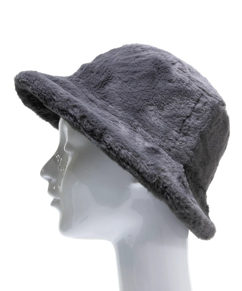 Sense of Grace（センスオブグレース）の「Sense of Grace/センスオブグレイス　FOURRURE HAT（ハット・レディース・ブラウン/アイボリー/ベージュ/チャコールグレー・FREE）」の2枚目の写真
