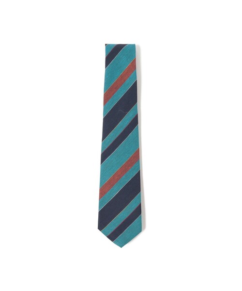 ROSS MILANO / シルクリネン ストライプ ネクタイ