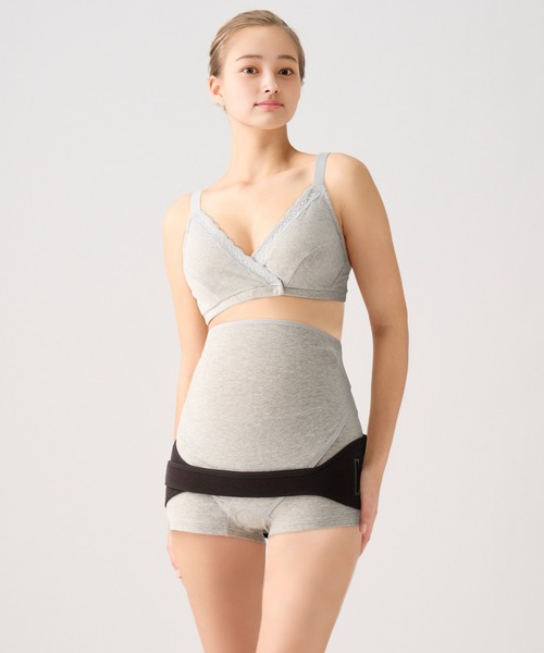 WACOAL MATERNITY（ワコールマタニティ）の「「マタニティ用」「産前産後兼用」　骨盤ベルト（マタニティウェア/グッズ・レディース・ブラック/ベージュ・3L/LL）」の3枚目の写真