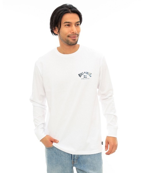 BILLABONG(ビラボン)の「BILLABONG メンズ ARCH LOGO ロンT 【2024年春夏モデル】/ビラボンアーチブランドロゴバックプリントレギュラーフィットロングカットソー(Tシャツ/カットソー・メンズ・ブラック/ホワイト/オフホワイト・MEDIUM/X-LARGE/LARGE)」の4枚目の写真