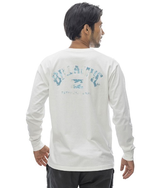 BILLABONG(ビラボン)の「BILLABONG メンズ ARCH LOGO ロンT 【2024年春夏モデル】/ビラボンアーチブランドロゴバックプリントレギュラーフィットロングカットソー(Tシャツ/カットソー・メンズ・ブラック/ホワイト/オフホワイト・MEDIUM/X-LARGE/LARGE)」の7枚目の写真